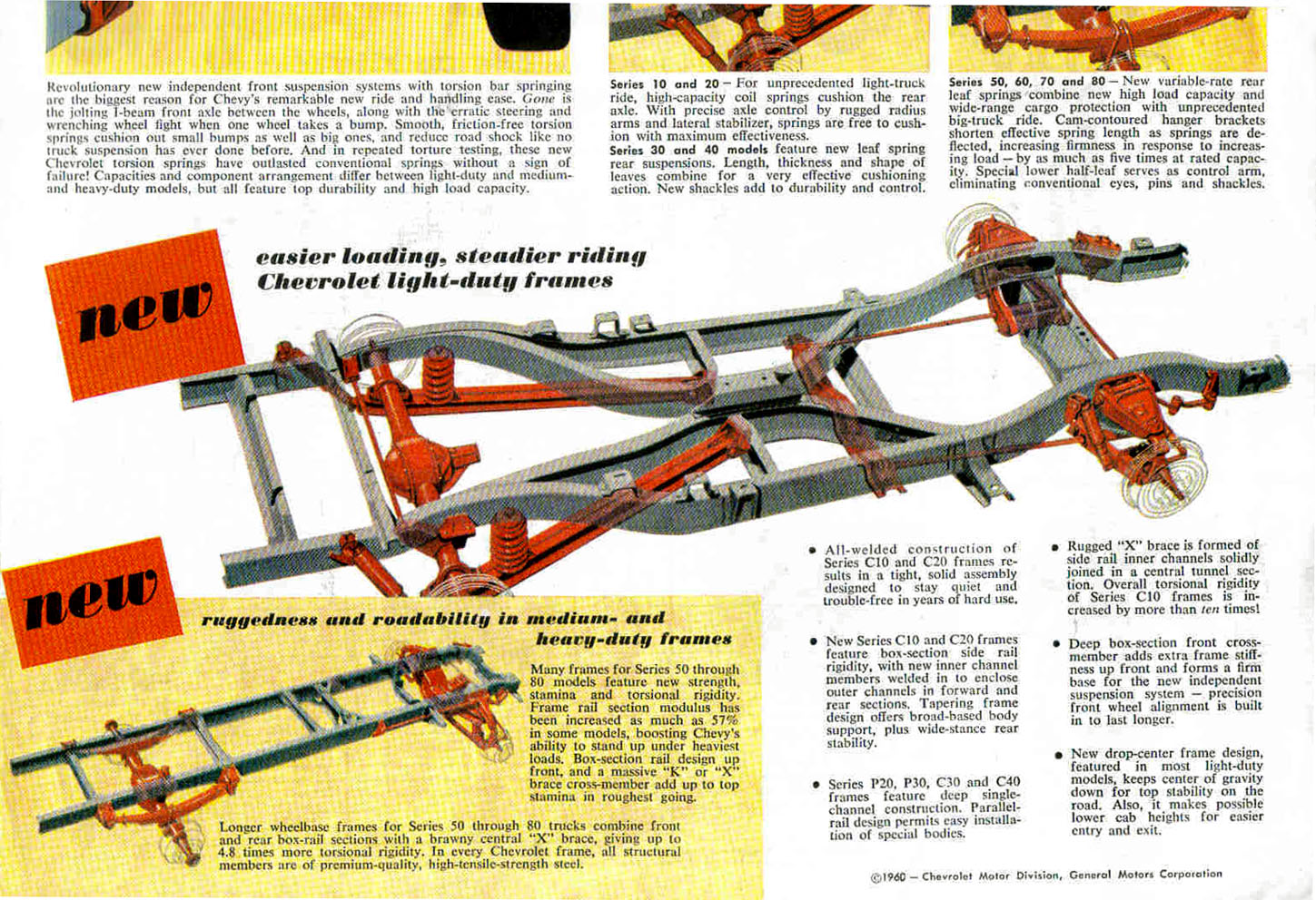 1960 Chevrolet Truck Foldout Page 8